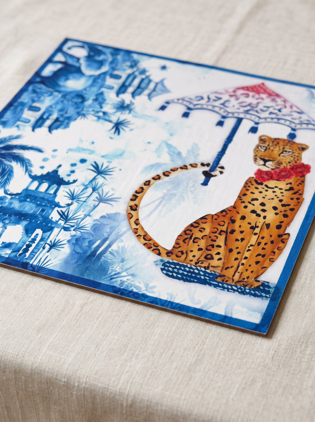 Safari Leopard 4er-Set Platzsets – Bild 4