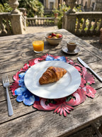 Lavin Bow & Floral Set of 4 Placemats – image 1