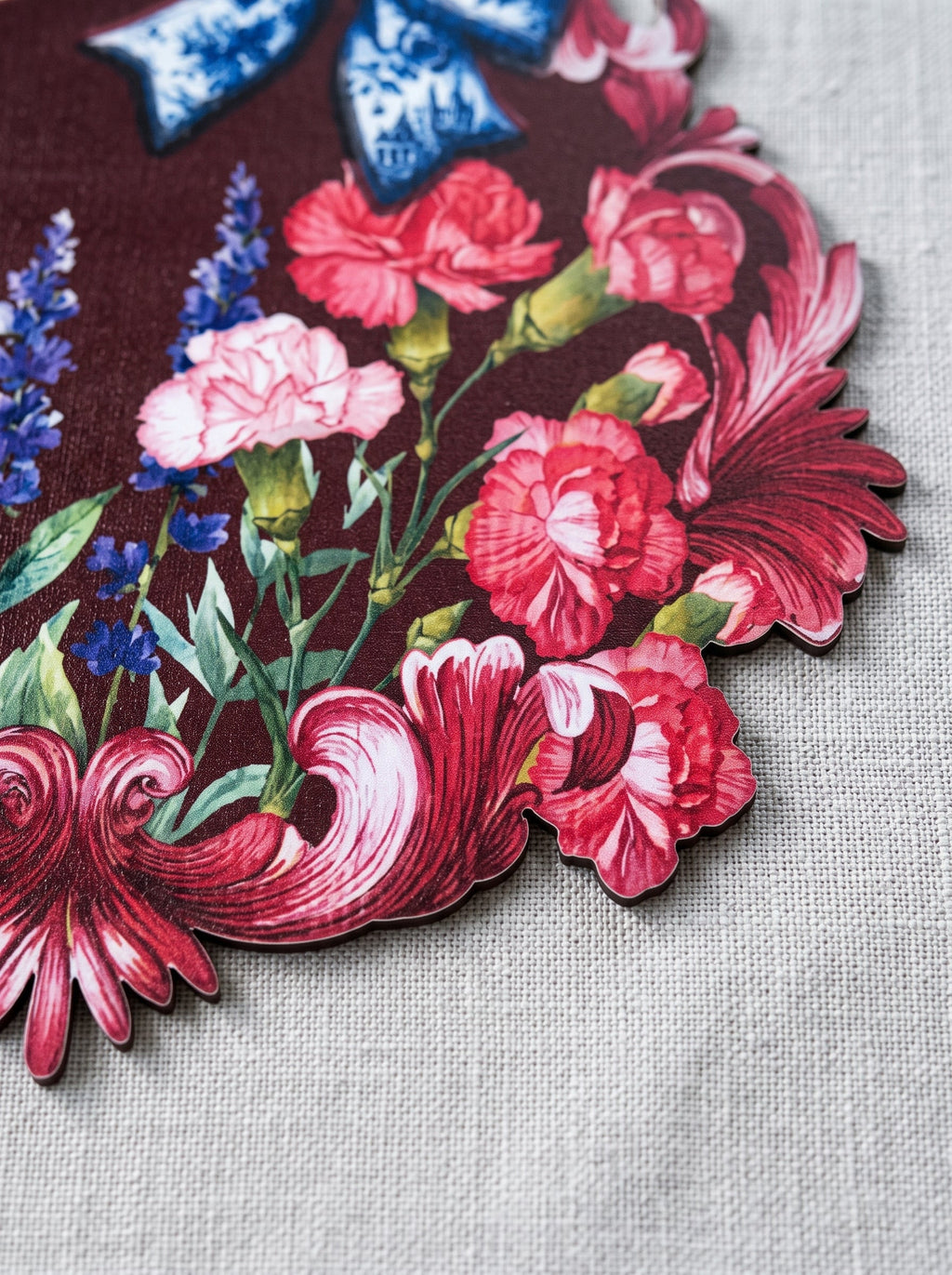 Lavin Bow & Floral Set of 4 Placemats – image 4