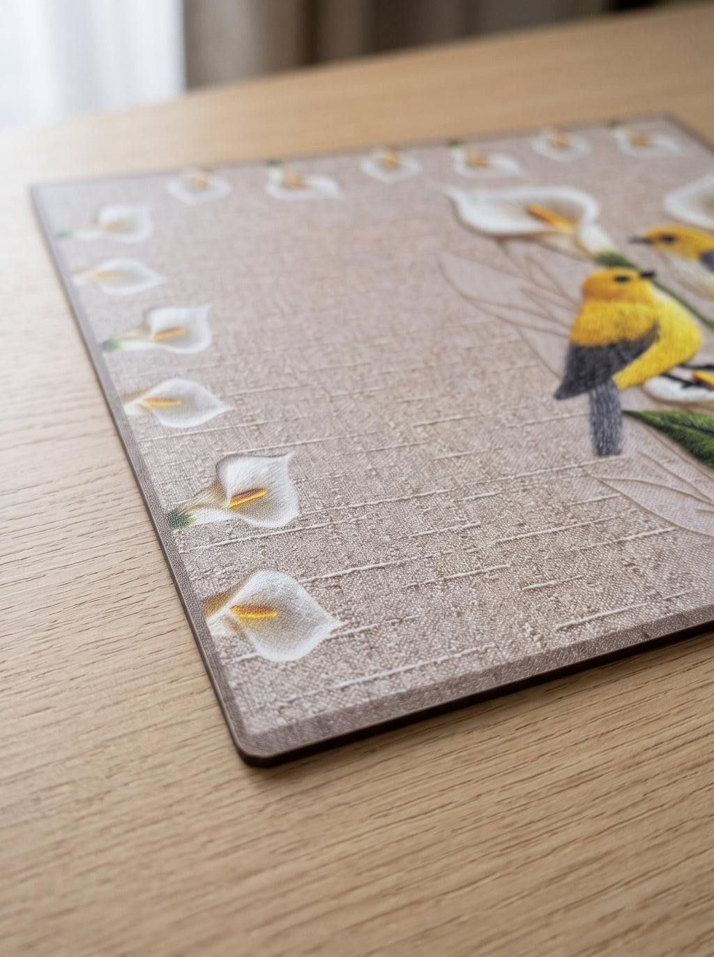 Lily Vogel & Blüten 4er-Set Platzsets – Bild 5