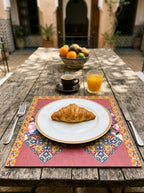 Safi Iznik-Fliese & Rose 4er-Set Platzsets – Bild 3