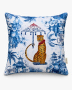 Kırlent Kılıfı 40x40 cm – Safari Leopar Desenli