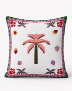 Kırlent Kılıfı 40x40 cm – Palm Palmiye Desenli