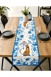 Safari Leopar — Runner 40x140 cm, Leke Tutmaz, Silinebilir