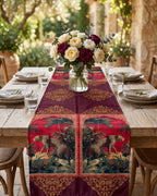 Leo Leopar Desenli Dekoratif Runner 40x140 cm