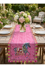 Runner 40x140 cm – Pink Zebra Desenli