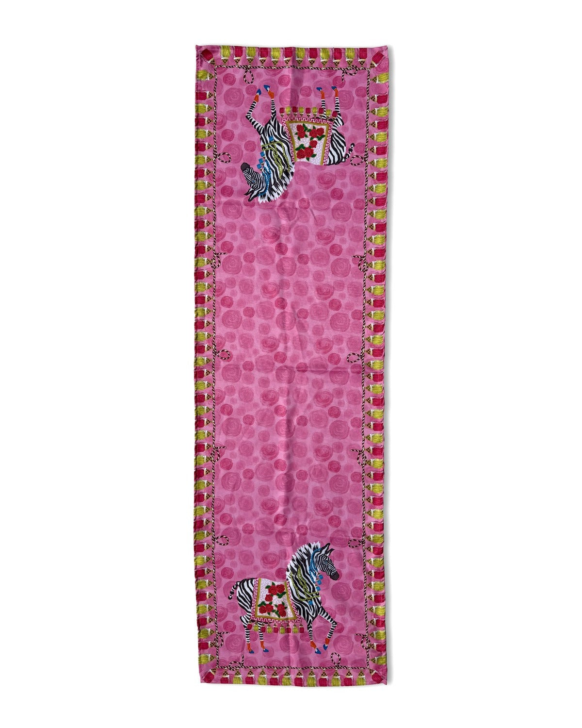 Pink Zebra Desenli Dekoratif Runner 40x140 cm — görsel 2
