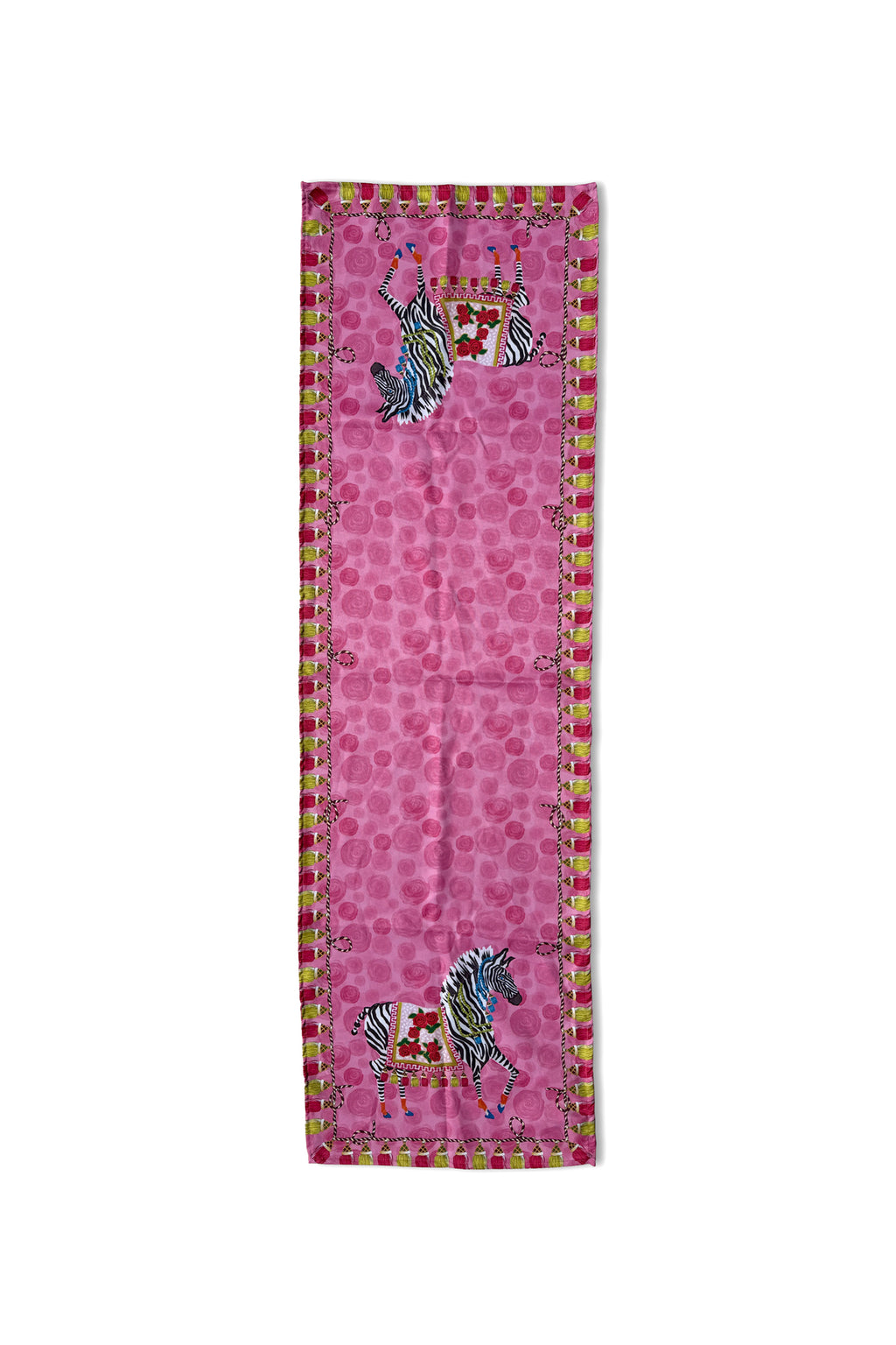 Pink Zebra Desenli Dekoratif Runner 40x140 cm — görsel 2