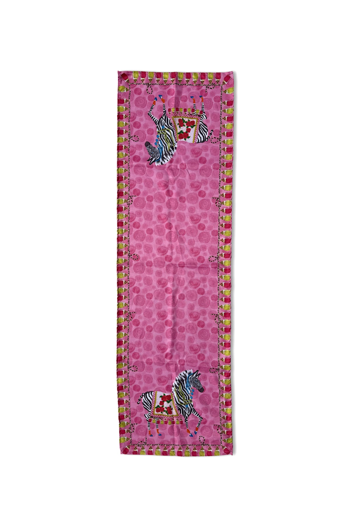 Pink Zebra Desenli Dekoratif Runner 40x140 cm — görsel 2