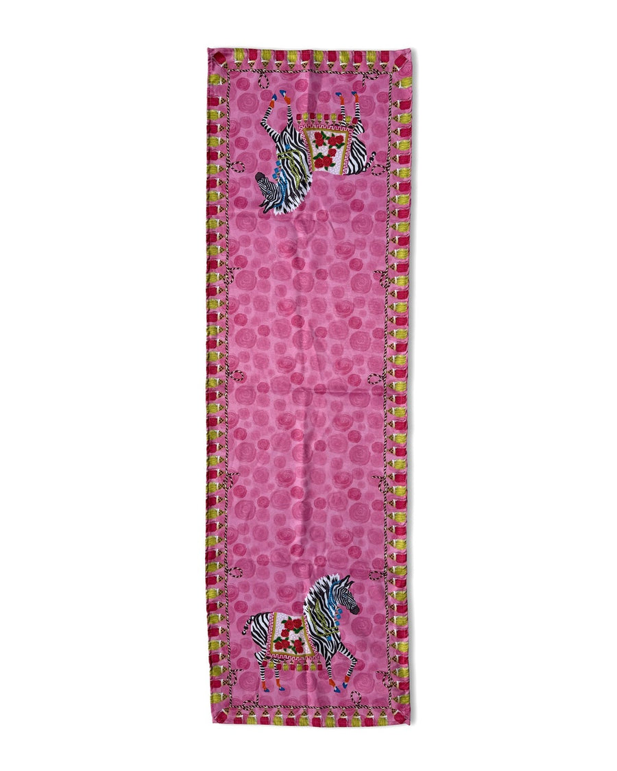 Pink Zebra — Tischläufer 45x138 cm, fleckabweisend, abwischbar