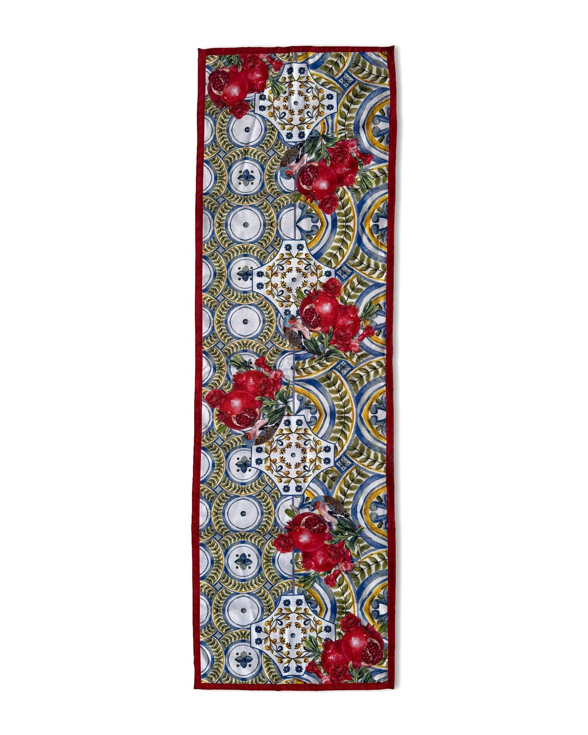 Marakes Nar Desenli Dekoratif Runner 40x140 cm — görsel 2