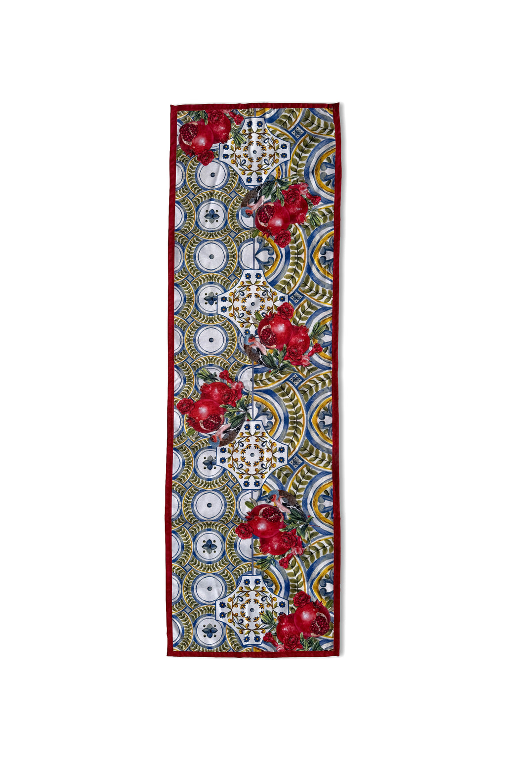 Marakes Nar Desenli Dekoratif Runner 40x140 cm — görsel 2