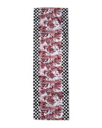 Runner 40x140 cm – Vita Bordo Dama Ve Japon Bahçesi Desenli