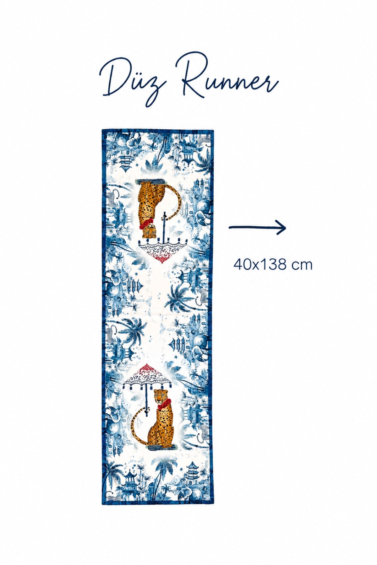 Safari Leopar — Runner 40x140 cm