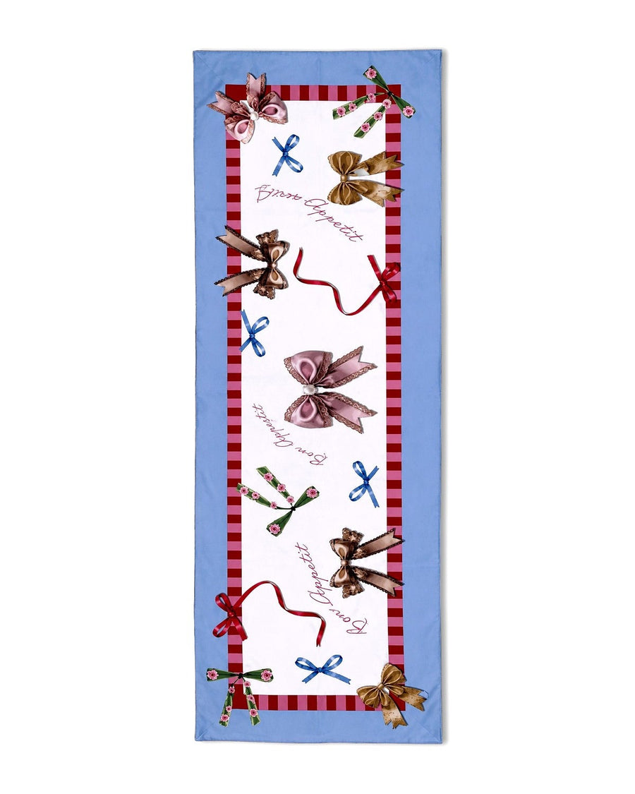 Bowie Fiyonk — Runner 45x138 cm, Leke Tutmaz, Silinebilir