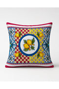 Limoncello Limon Desenli Dekoratif Kırlent Kılıfı 40x40 cm — görsel 2