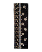Runner 40x140 cm – Noir Siyah Gold Desenli