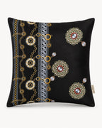 Kırlent Kılıfı 40x40 cm – Noir Siyah Gold Desenli