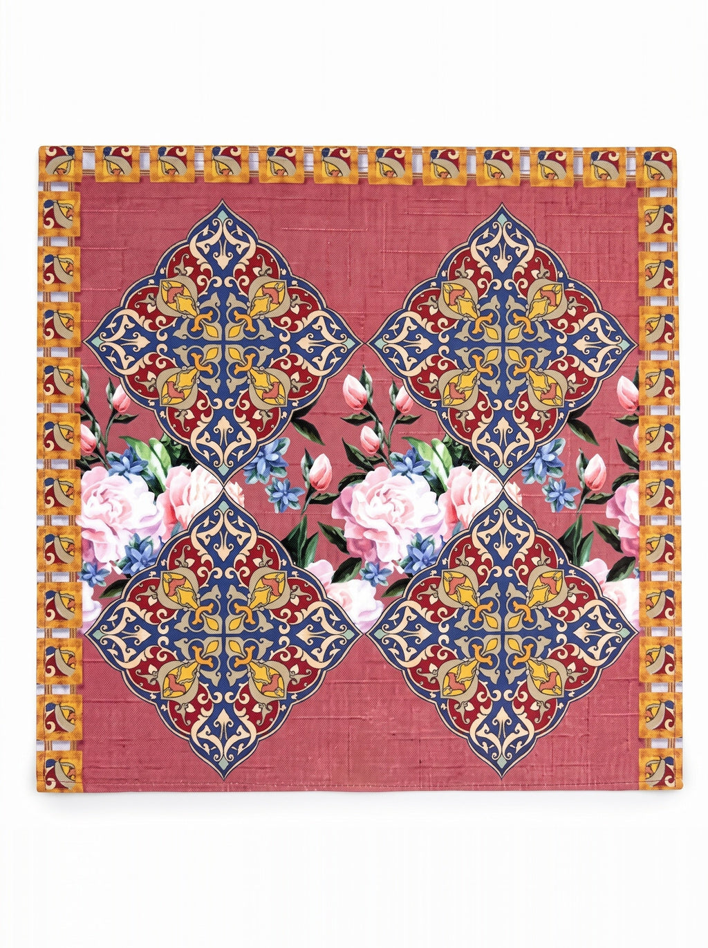 Safi Iznik-Fliese & Rose 4er-Set Platzsets – Bild 7
