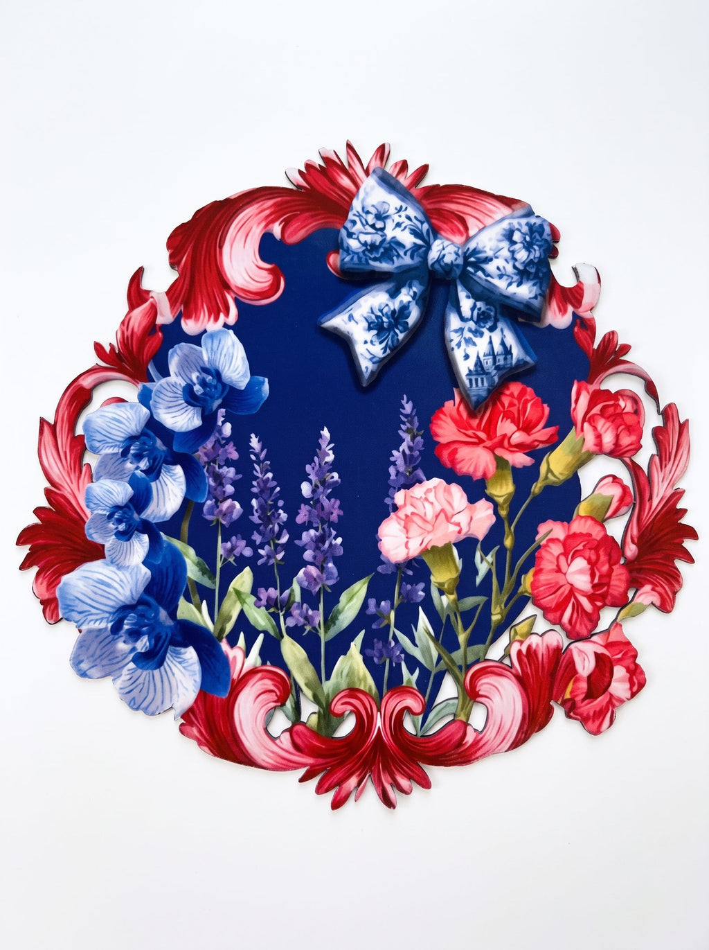 LaMua Schleife & Blüten 4er-Set Platzsets – Bild 6