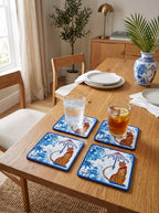 Safari Leopard Set aus 4 Platzsets + Untersetzern – Bild 4