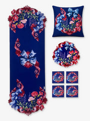 LaMua Tischset — Läufer + Platzsets + Untersetzer + Kissen
