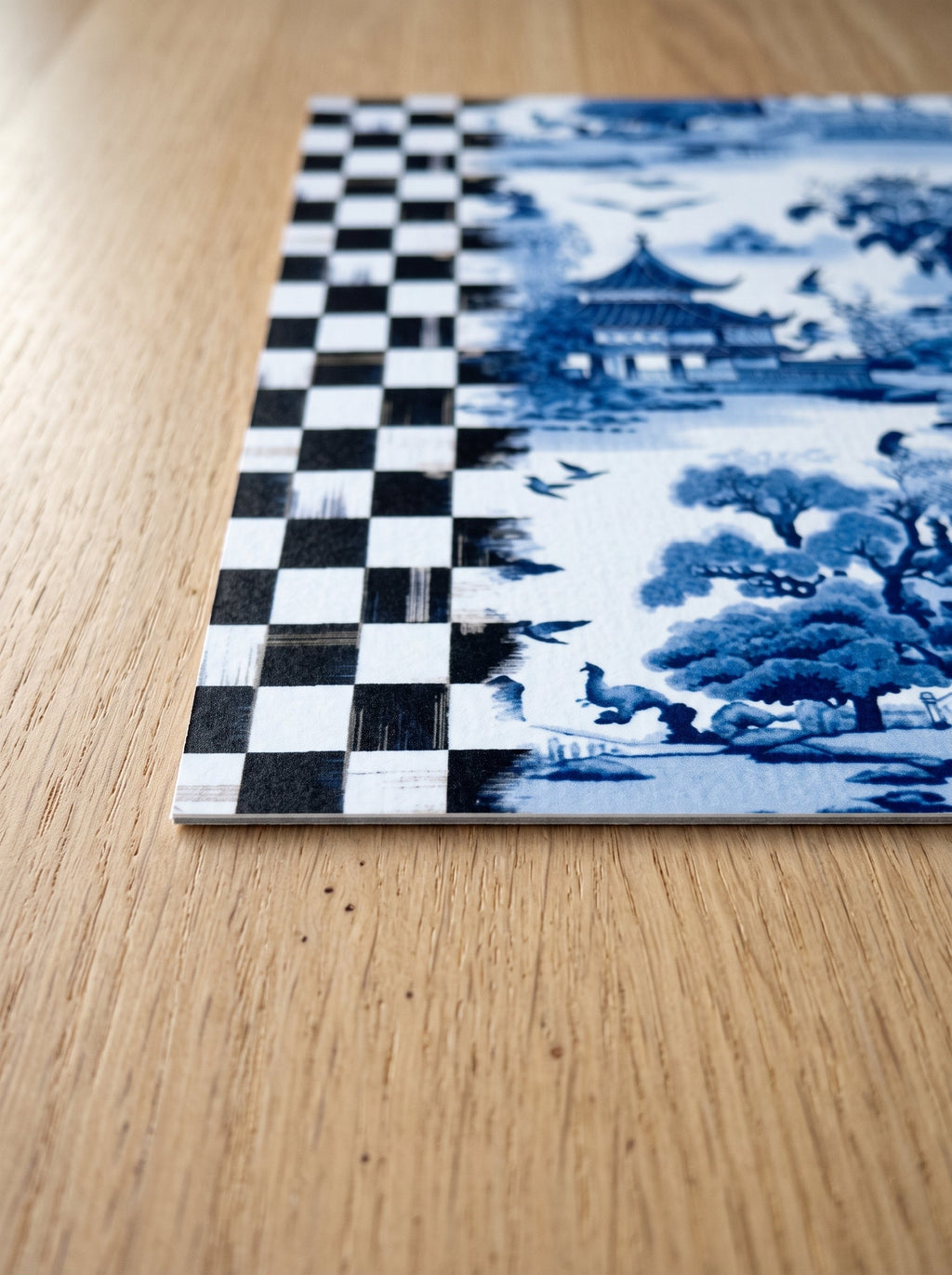 Aster Schachbrett & Japanischer Garten 4er-Set Platzsets – Bild 5
