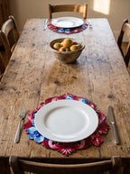 Lavin Schleife & Blüten Set aus 4 Platzsets + Untersetzern – Bild 4