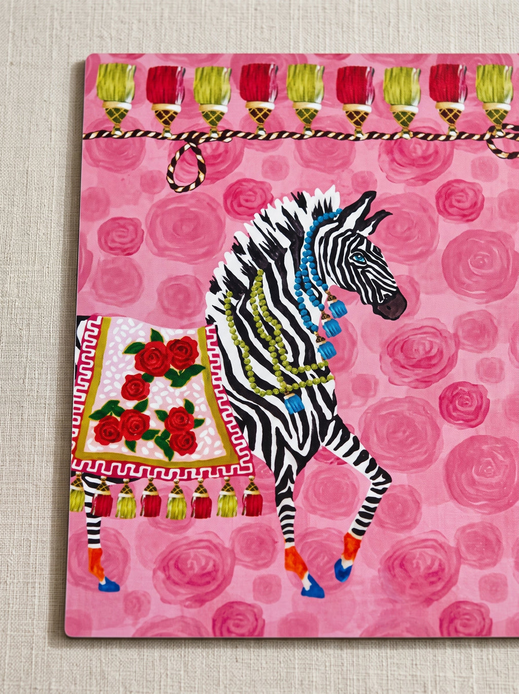 Pink Zebra 4er-Set Platzsets – Bild 9