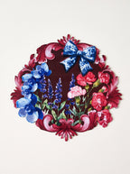 Lavin Bow & Floral Set of 4 Placemats – image 5