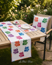 Fiesta Tischset — Läufer + Platzsets + Untersetzer + Kissen