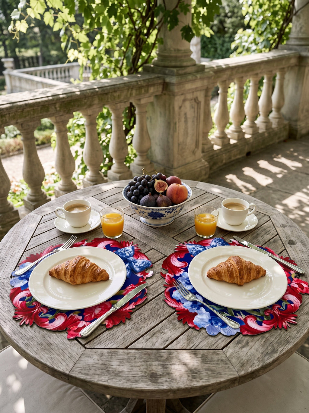 LaMua Schleife Set aus 4 Platzsets + Untersetzern – Bild 6