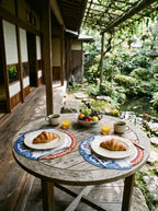 Asia Porzellanteller Set aus 4 Platzsets + Untersetzern – Bild 1