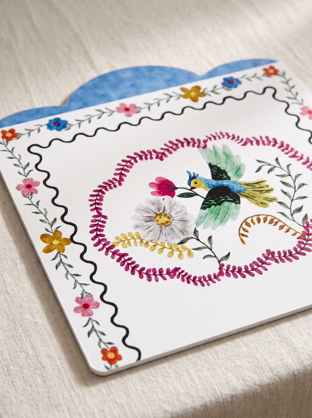 Mila Vogel & Blüten 4er-Set Platzsets – Bild 8