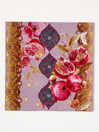 Mona Pomegranate & Gold Border Set of 4 Placemats – image 7