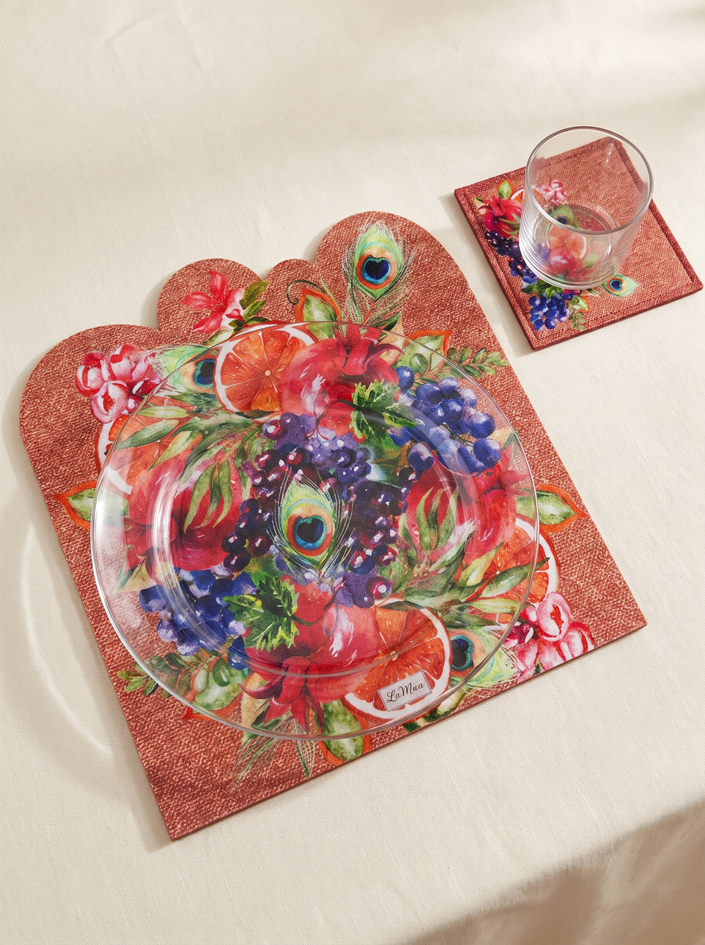 Rio Pfau & Früchte 4er-Set Platzsets – Bild 4