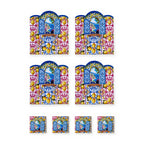 Amalfi Zitronen & Fenster Set aus 4 Platzsets + Untersetzern – Set-Inhalt