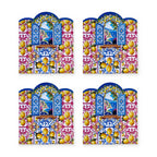 Amalfi Zitronen & Fenster 4er-Set Platzsets – Set-Inhalt