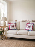 Bowie Bow set of 2 cushion covers – two cushions on a sofa
