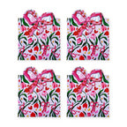 Fiora Schleife & Blüten 4er-Set Platzsets – Set-Inhalt