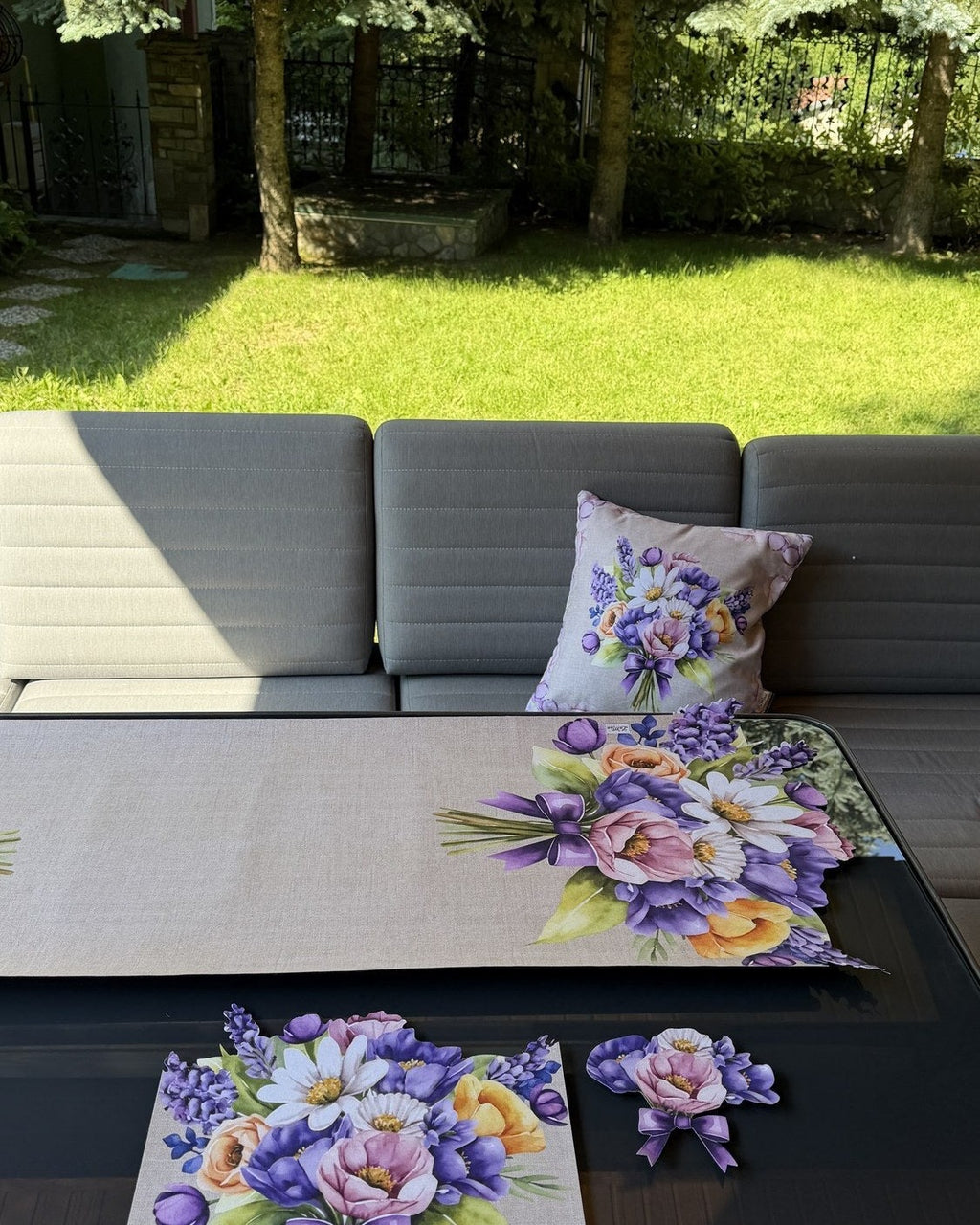 Lavender Kırlent kılıfı