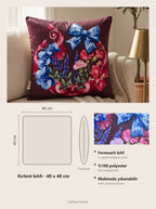 Lavin Bow & Floral set of 2 cushion covers – size card 40x40 cm