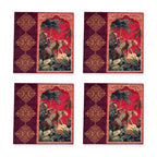 Leo Leopard Set of 4 Placemats – set contents
