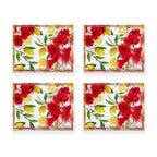 Lima Zitrone & Mohn 4er-Set Platzsets – Set-Inhalt