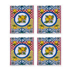Limoncello Zitrone 4er-Set Platzsets – Set-Inhalt