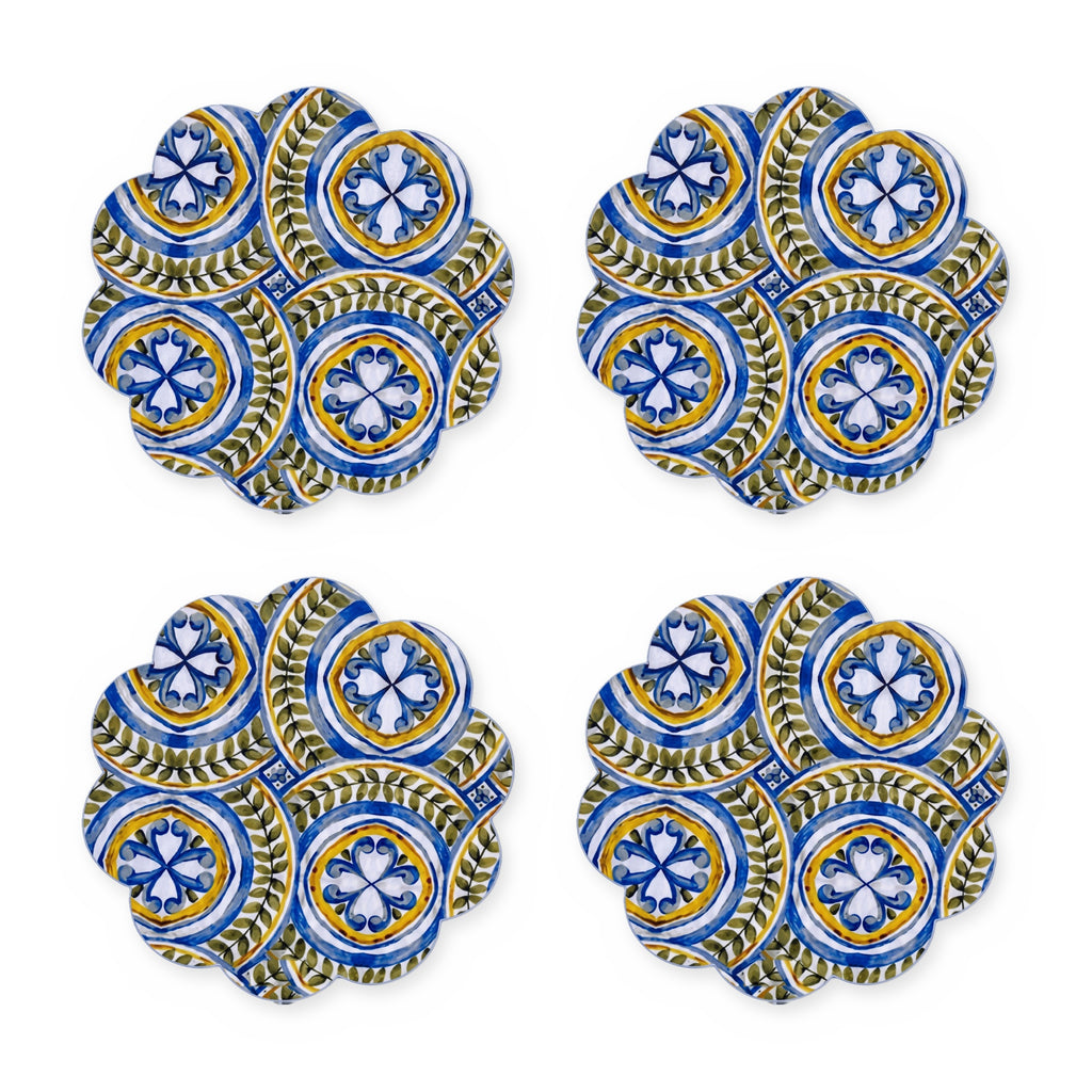 Marakes Marokkanische Fliese 4er-Set Platzsets – Set-Inhalt