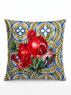 Marakes Pomegranate set of 4 cushion covers – on a white background