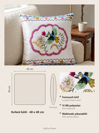 Mila Bird & Floral set of 4 cushion covers – size card 40x40 cm