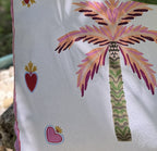 Palm Palm Tree set of 4 cushion covers – pattern and texture close-up