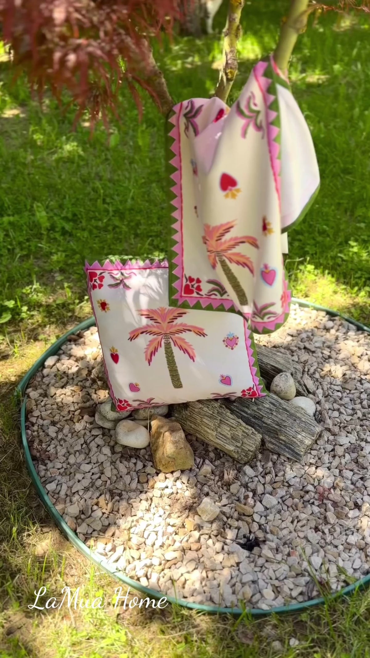Palm Palmiye — Runner 40x140 cm - urun videosu